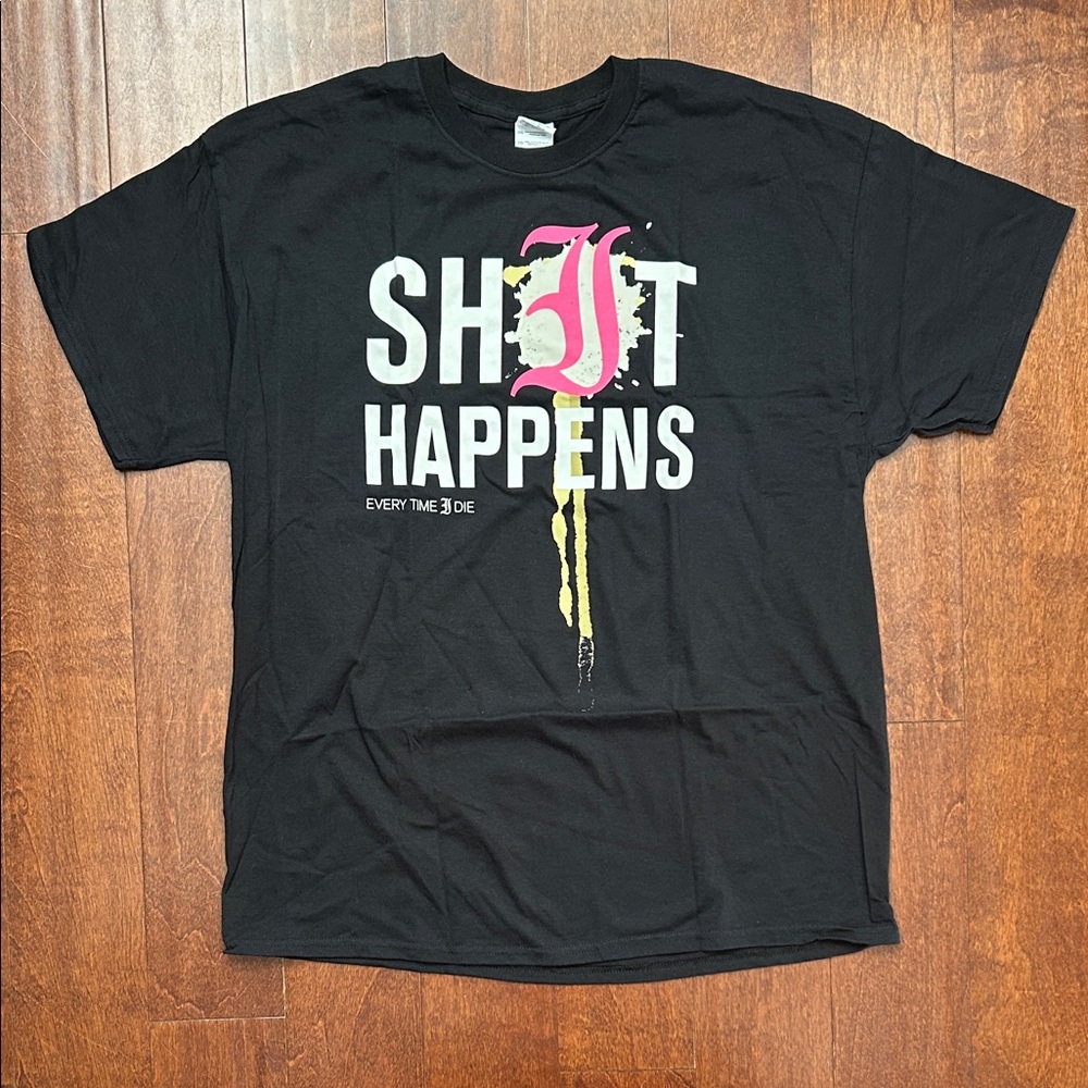 Every Time I Die Black Graphic Band Tee Shirt, Size XL, NWOT